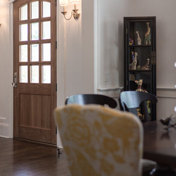 42" wide front door, Rustic Walnut. Build for the Cure 2015 - River Run Davidson