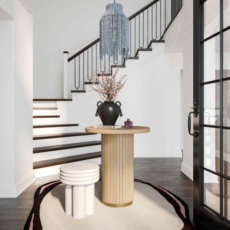 Chelsea Entry Table, Natural Oak