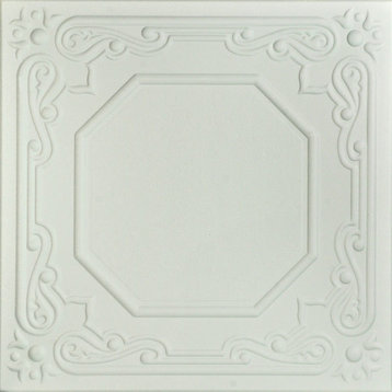 20"x20" Topkapi Palace, Styrofoam Ceiling Tile, Hancok Green