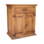 Mansion Nightstand - Rustic - Nightstands And Bedside ...