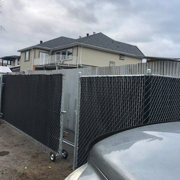 Chain Link Trailer Gate
