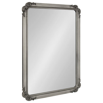 Ivette Rectangle Mirror, Silver 25x35