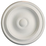 Udecor - MD-5019 Ceiling Medallion, Piece - Ceiling medallions and domes are manufactured with a dense architectural polyurethane compound (not Styrofoam) that allows it to be semi-flexible and 100% waterproof. This material is delivered pre-primed for paint. It is installed with architectural adhesive and/or finish nails. It can also be finished with caulk, spackle and your choice of paint, just like wood or MDF. A major advantage of polyurethane is that it will not expand, constrict or warp over time with changes in temperature or humidity. It's safe to install in rooms with the presence of moisture like bathrooms and kitchens. This product will not encourage the growth of mold or mildew, and it will never rot.