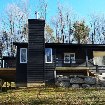 Ranch 31 Exterior - Mid-Century Modern Ranch in the Catskill Mountains
