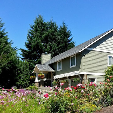 End gable of home