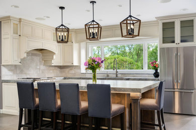 Kitchen - transitional kitchen idea in Chicago