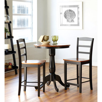 30" Round Table With 2 Stools