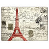 CounterArt Vintage Paris Hardboard Placemat, Set of 2