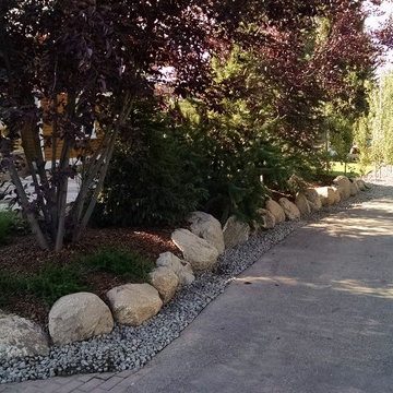 Major redo of a landscape for a quaint home in Steamboat