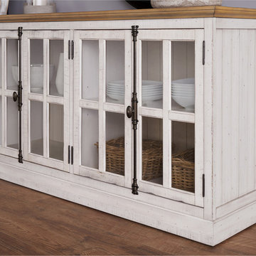 Loupin Media Console - White