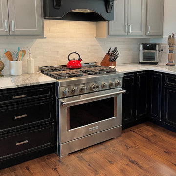 New Home Farmhouse Kitchen in Rural Illinois