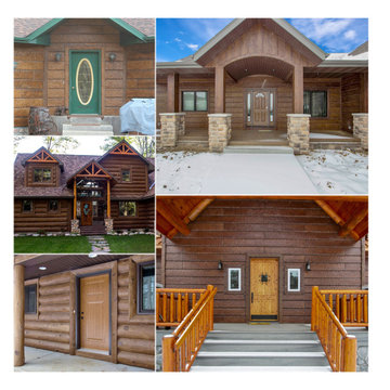 Concrete Log Siding Homes