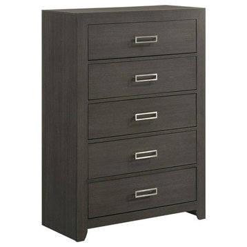 Picket House Furnishings Roma 5-Drawer Chest in Grey