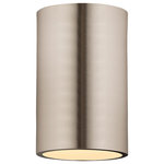 Z-Lite - Harley 1 Light Flush Mount, Brushed Nickel - This 1 light Flush Mount from the Harley collection by Z-Lite will enhance your home with a perfect mix of form and function. The features include a Brushed Nickel finish applied by experts.