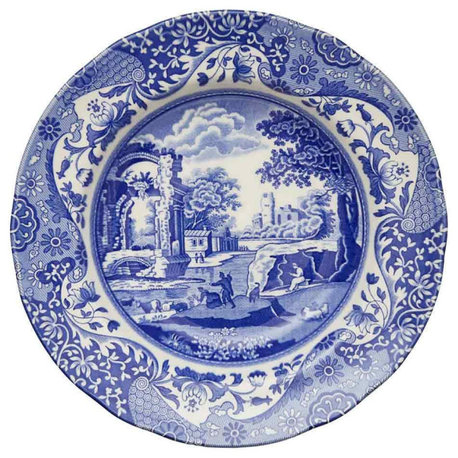 Spode Blue Italian Soup Plate 9 Inch