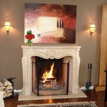 Cast Stone Fireplace Mantels