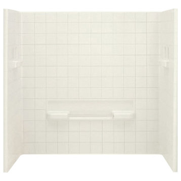 Sterling All Pro Vikrell Bathtub Wall Surround, Biscuit