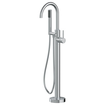 Jacuzzi PT95 Jacuzzi Floor Mounted Tub Filler - Chrome