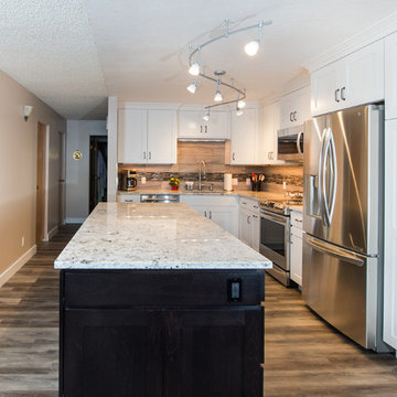 L - Shaped Condo Kitchen
