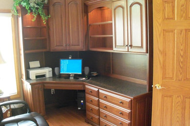 Inspiration for a home office remodel in Chicago