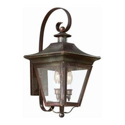 Troy Lighting - Troy Lighting BCD8930NR Natural Rust Oxford 20 in.H 2 Light Wall Lantern - Outdoor Wall Lights And Sconces