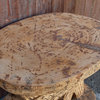 Rare Oversize Oxidize Wood Ashanti Table