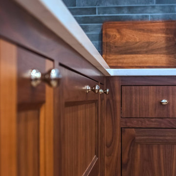 Traditional Walnut Cabinetry