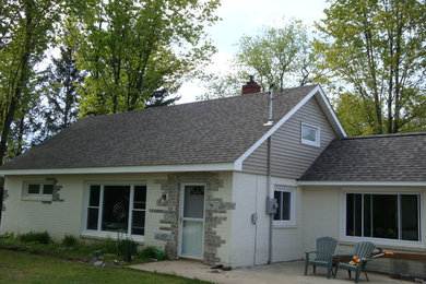 Example of a classic exterior home design in Grand Rapids