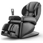 Synca Wellness - JP1100 - Luxury 4D Massage Chair | Zero Gravity Recline | Air Compression, Black - Introducing the Synca Wellness JP1100 - a state-of-the-art massage chair, designed and made in Japan. This high-tech massage chair offers a luxurious and premium experience, with advanced features and cutting-edge technology.