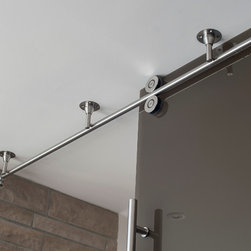 MWE Barn Door Track System - Twin System - Home Improvement