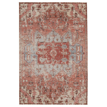 Vibe by Jaipur Living Priyah Indoor/Outdoor Pink/Gray Area Rug, 2'6"x4'