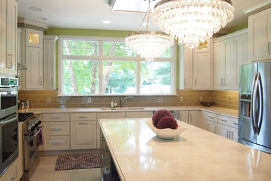 Kitchen - contemporary kitchen idea in Grand Rapids