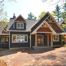 Blue exterior craftsman