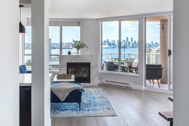 Example of a trendy home design design in Vancouver