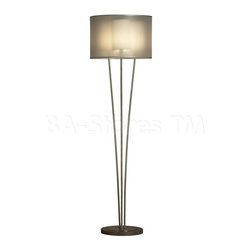 Teton Floor Lamp in Dark Brown - Furniture