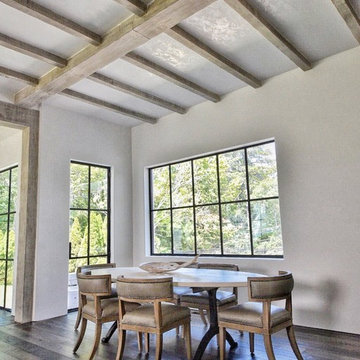 Garmon Rd Venetian Plaster and Lime Washed Beams