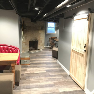 Fresh Look For A Newly Renovated Basement