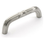 Dynasty Hardware - Ribbon and Reed Cabinet Pull Satin Nickel - The Dynasty Hardware P-2432-SN Super Saver Ribbon & Reed Cabinet Pull in Satin Nickel offers great value and quality that is equal to other brand names at a much lower price.