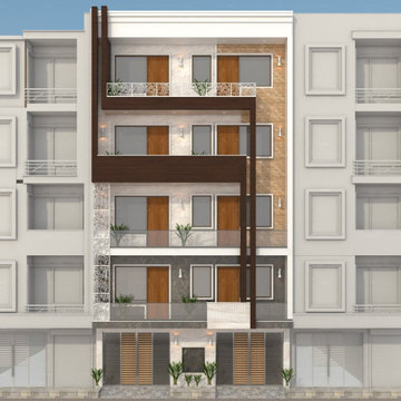 FACADE DESIGN OF A RESIDENTIAL BUILDING