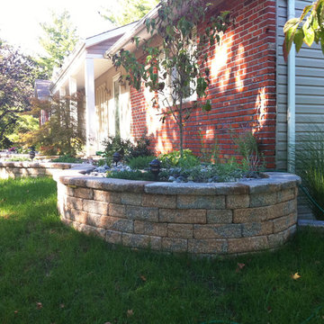Curved Retaining Wall