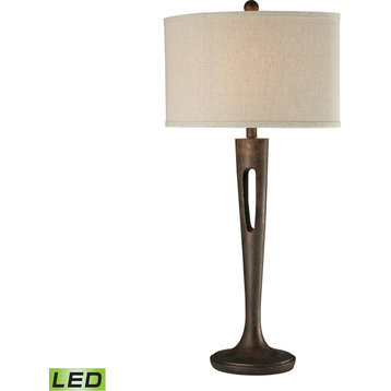 Martcliff Table Lamp - Burnished Bronze, LED