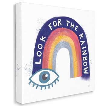 Inspirational Look for Rainbow Quote Eye Symbols ,1pc, each 17 x 17
