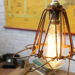 Industrial Cage Pendant Lights - Pendant Lighting
