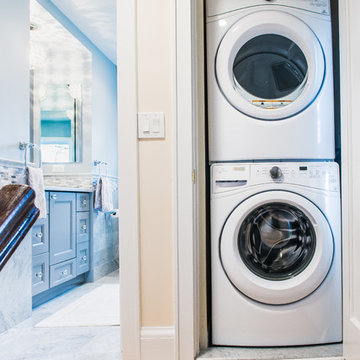 Bathroom Remodel with integrated laundry