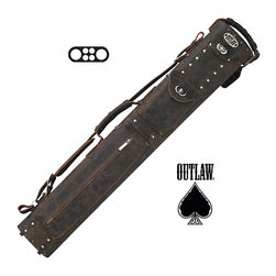 Outlaw Cowboy Recon Leather Pool Cue Case - Lifestyle And Leisure