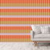 Happy Stripes of Chopsticks Wallpaper by Julia Schumacher, Sample 12"x8"