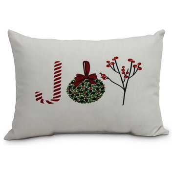 Oh Joy! 14"x20" Decorative Word Outdoor Pillow, Off White