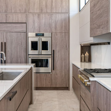 Massive Contemporary Two Tone Kitchen in West Bay
