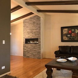 Contemporary Fireplaces - Indoor Fireplaces