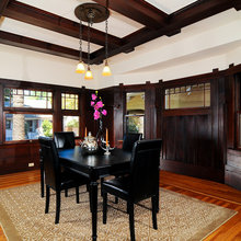 Brick house dining room